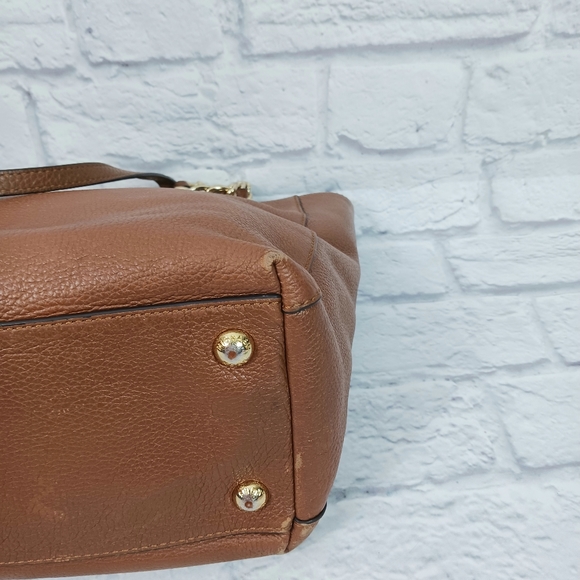 Michael Kors Acorn Harper brown pebbled leather bag - Picture 6 of 15